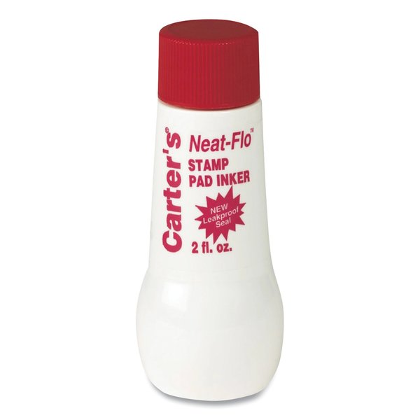 Carters Neat-Flo Stamp Pad Inker, 2 oz, Red 21447